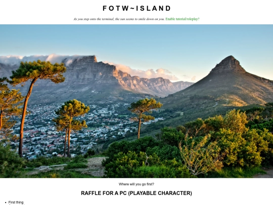 FOTWisland screenshot