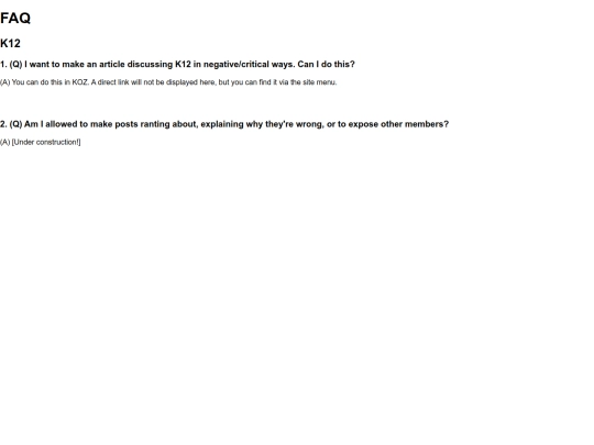 koz-faq screenshot