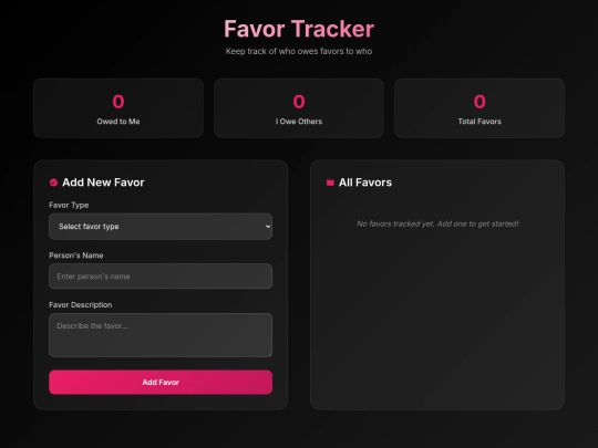 meltcontent/favors screenshot