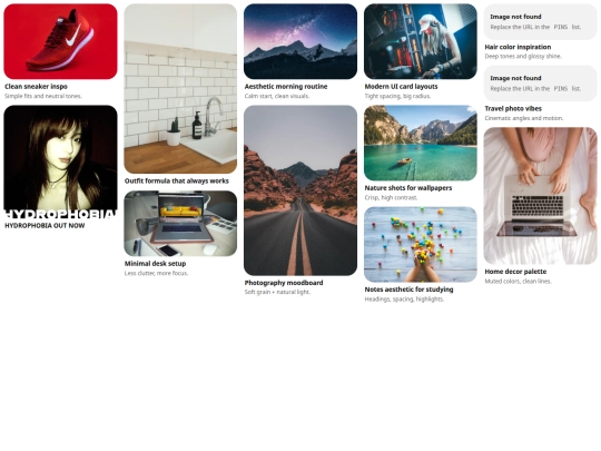 meltcontent/inspiration screenshot