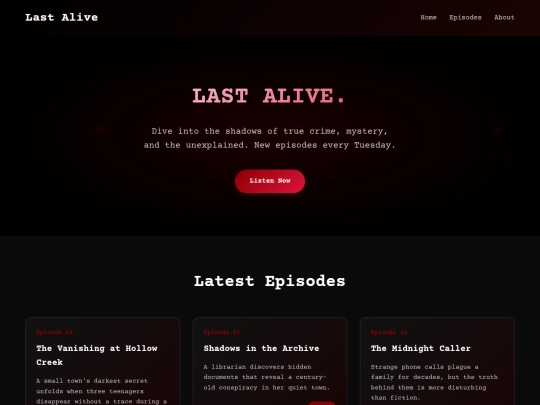 meltcontent/lastalivepodcast screenshot
