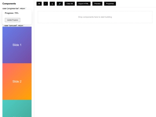 meltcontent/webbuilder screenshot