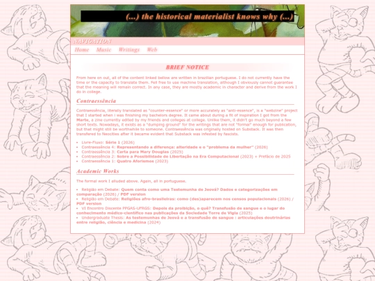 writings screenshot