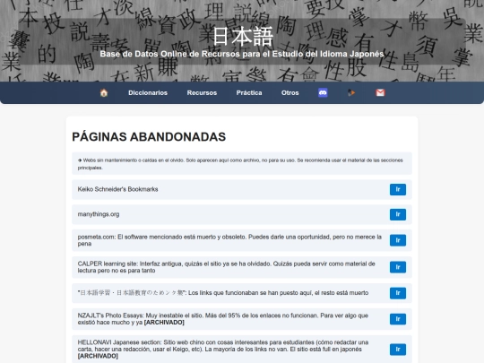 secciones/abandonadas screenshot