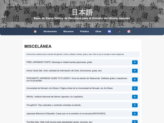 secciones/miscelanea screenshot