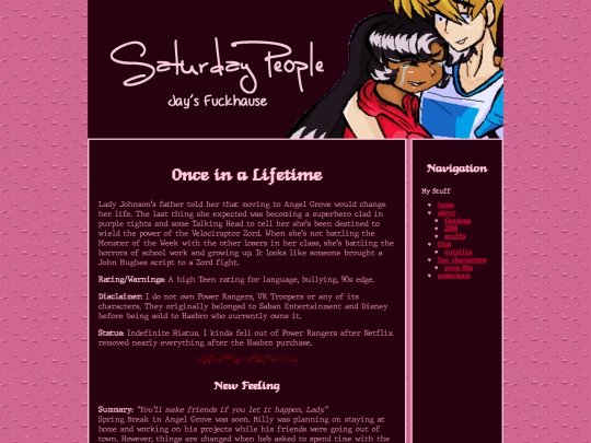 fics/onceinalifetime screenshot