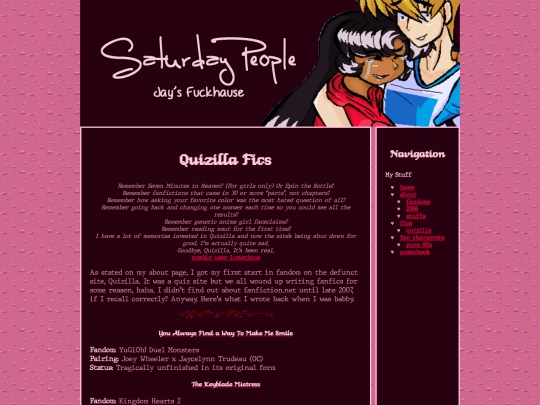 fics/quizilla/quizilla screenshot