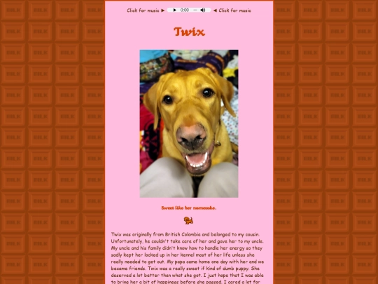 twixmemorial screenshot