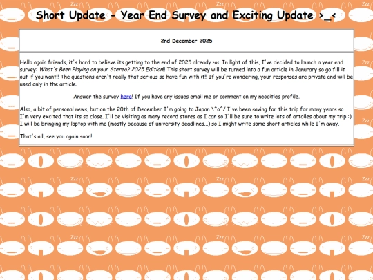posts/2025-12-02-Short-Update-Year-End-Survey-and-Exciting-Announcement screenshot