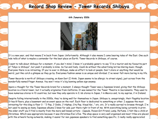 posts/2026-01-06-Record-Shop-Review-Tower-Records-Shibuya screenshot