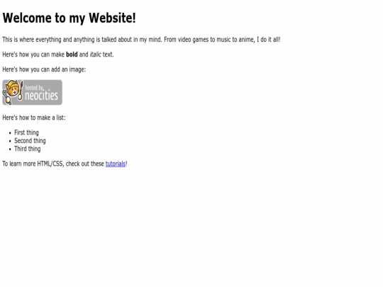 index screenshot