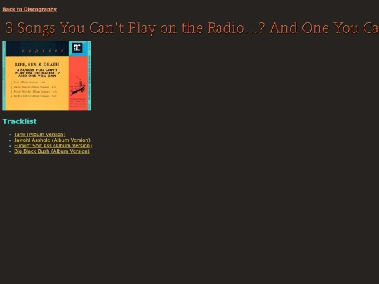 3songsyoucantplay screenshot