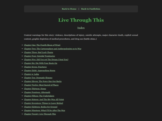 Fan Fiction/ltt-index screenshot