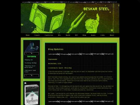 blog screenshot