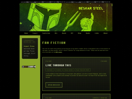 fanfiction screenshot