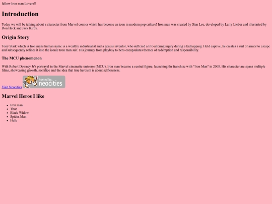 index screenshot