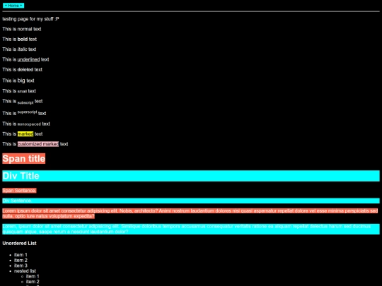 audios/testpage screenshot