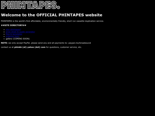 index screenshot