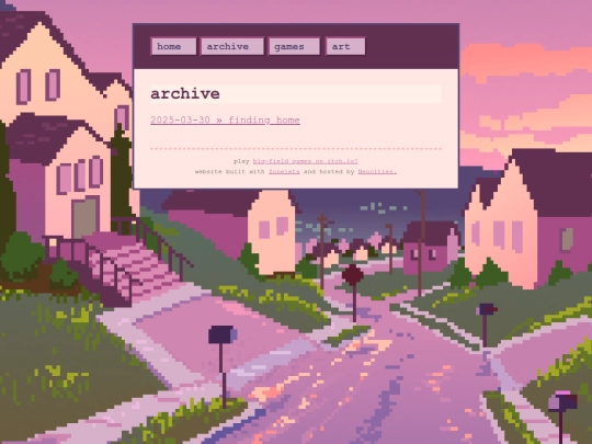 archive screenshot