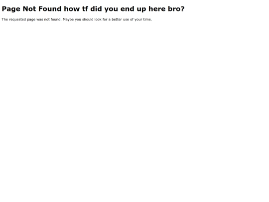 not_found screenshot