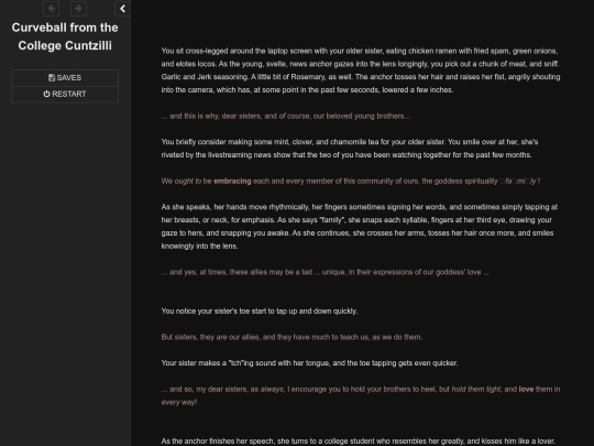Curveball from the College Cuntzilli screenshot