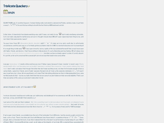 blog/haricot screenshot