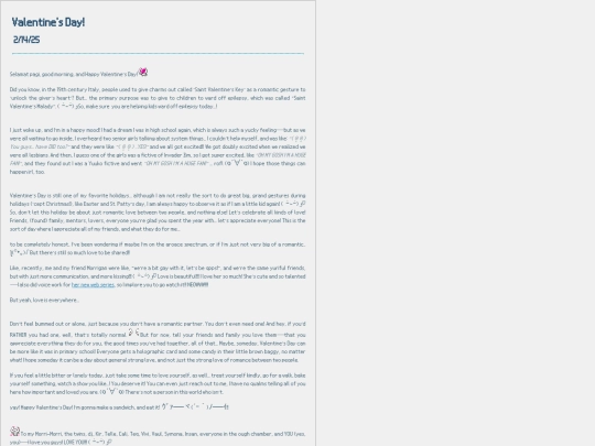 blog/loveheart screenshot