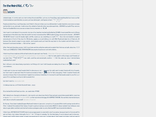 blog/weirdkid screenshot