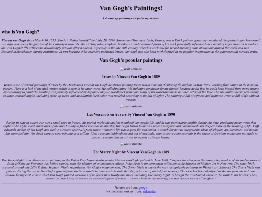 Van Gogh/van screenshot