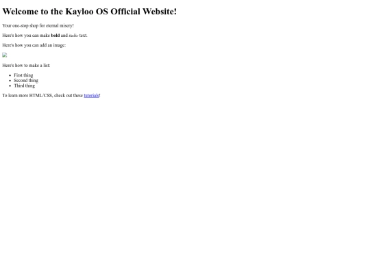 kayloo_os/soontobeindex screenshot