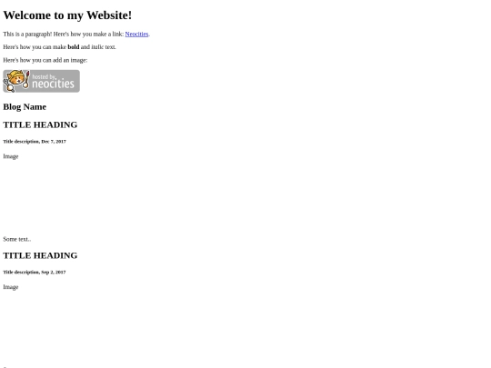 blog screenshot
