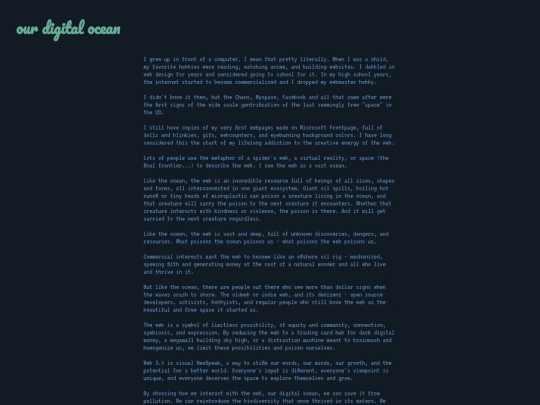 manifesto screenshot
