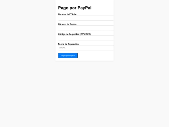 PayPal screenshot
