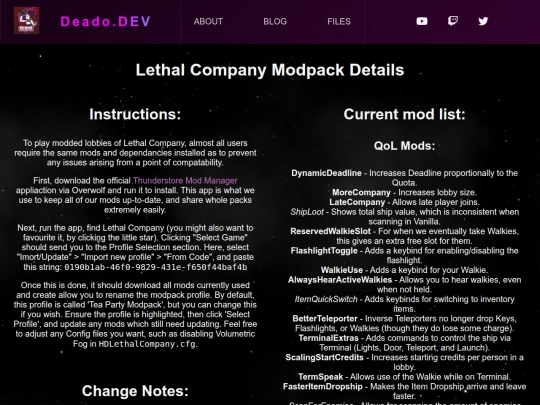 LethalModpack screenshot