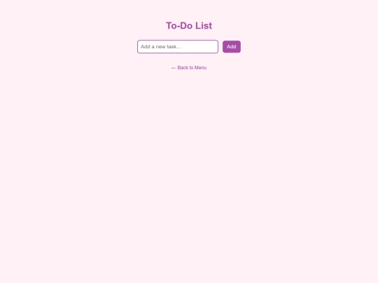 todo screenshot