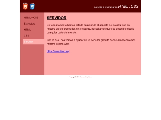 servidor screenshot