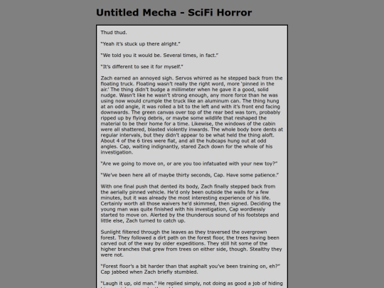 fiction/UntitledMecha-SciFiHorrorexperiment screenshot