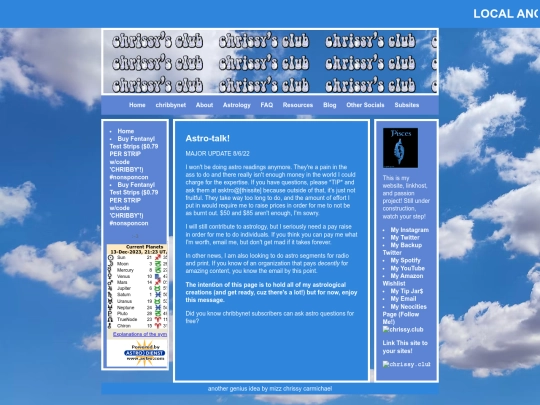 astro screenshot