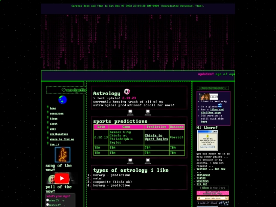 astrology screenshot