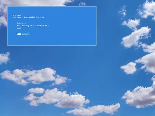 blog screenshot