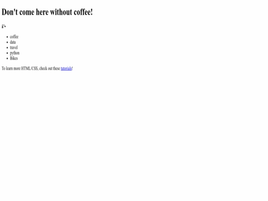 index screenshot