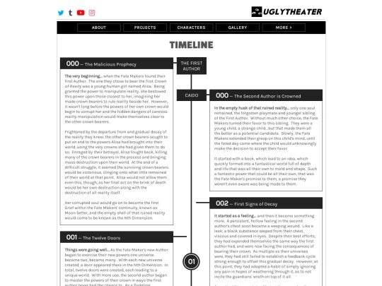 about/timeline screenshot
