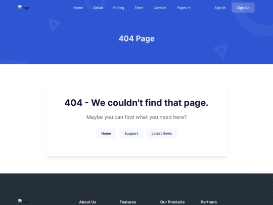 404 screenshot