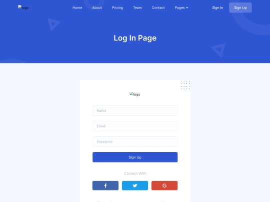 signup screenshot