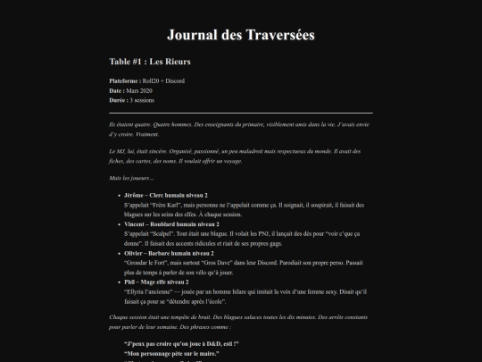 journal screenshot
