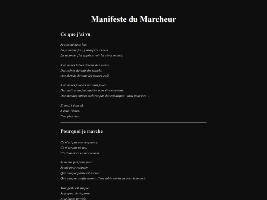manifeste screenshot