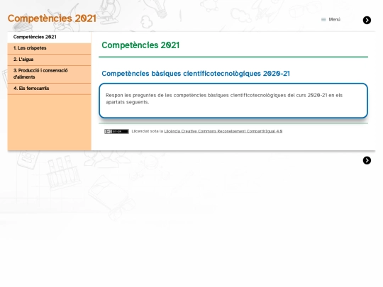 competencies screenshot