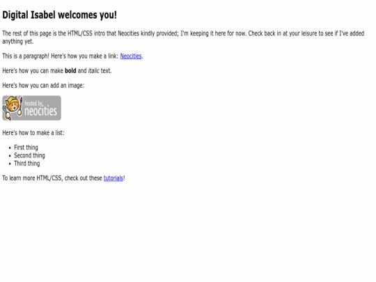 index screenshot