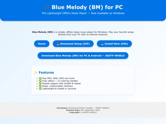 bluemelody screenshot