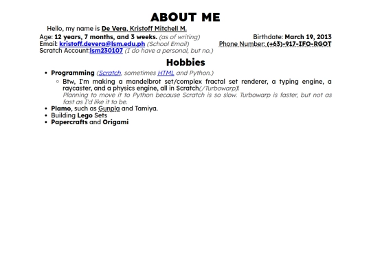 7Joseph2526/Club/AboutMe-HTML screenshot
